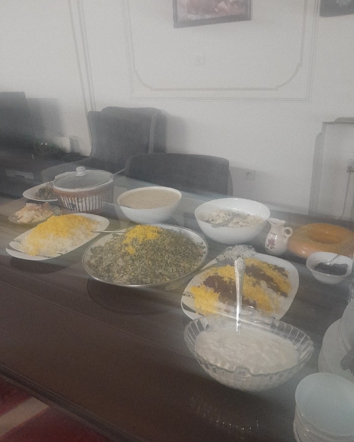 میز شام مهمانی 