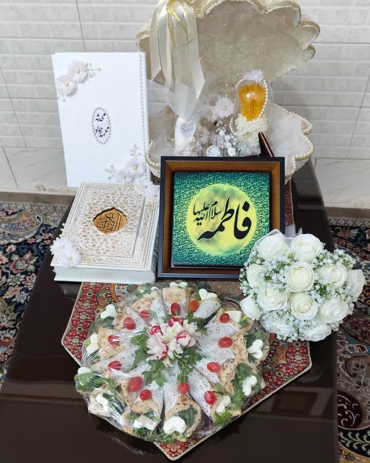 نون و پنیر سفره عقد