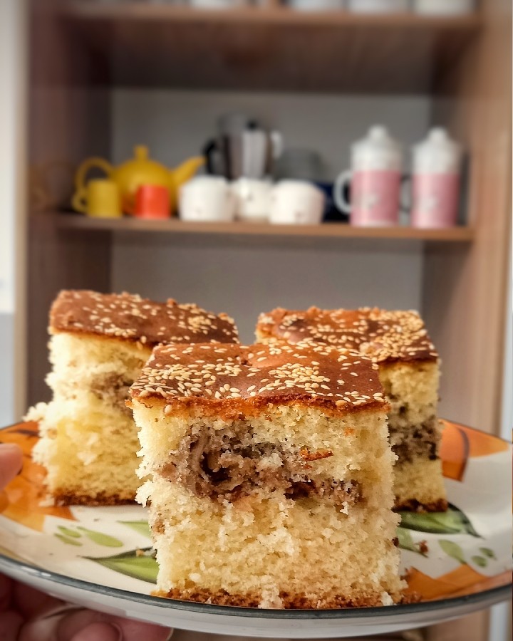 کیک مغزدار سیب?