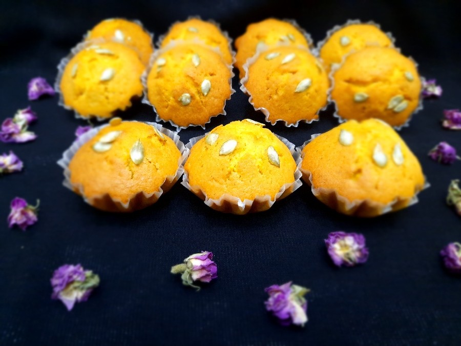 کاپ کیک کدو حلوایی 