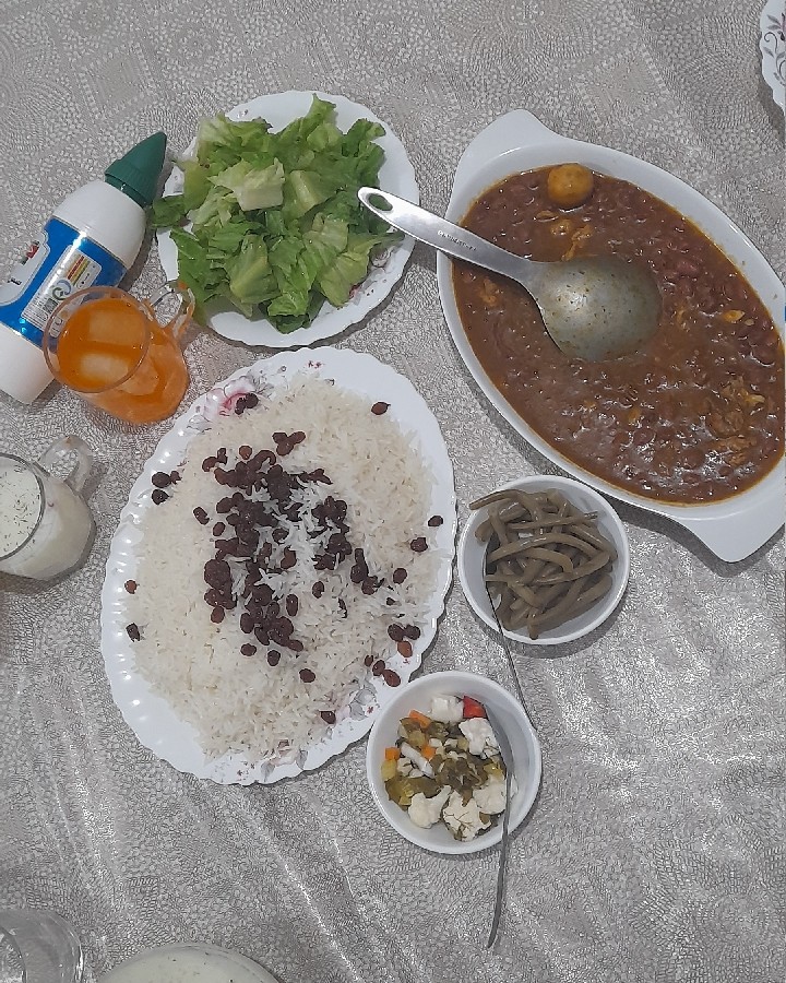 دستپخت مادرشوهرجان ?
دورش بگردم???