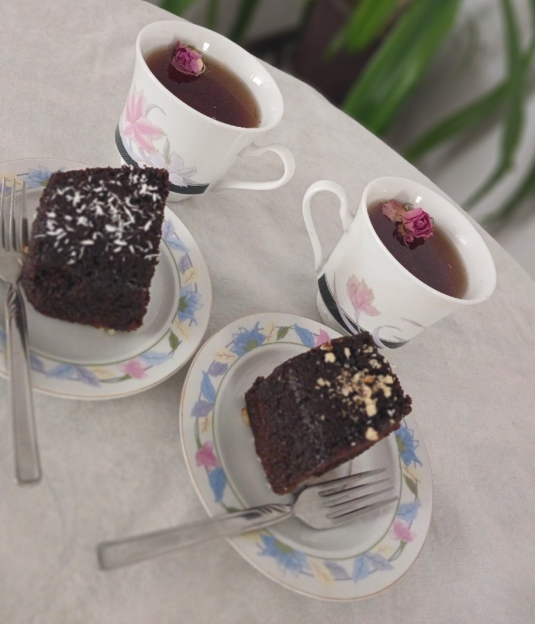 کیک خیس شکلاتی 