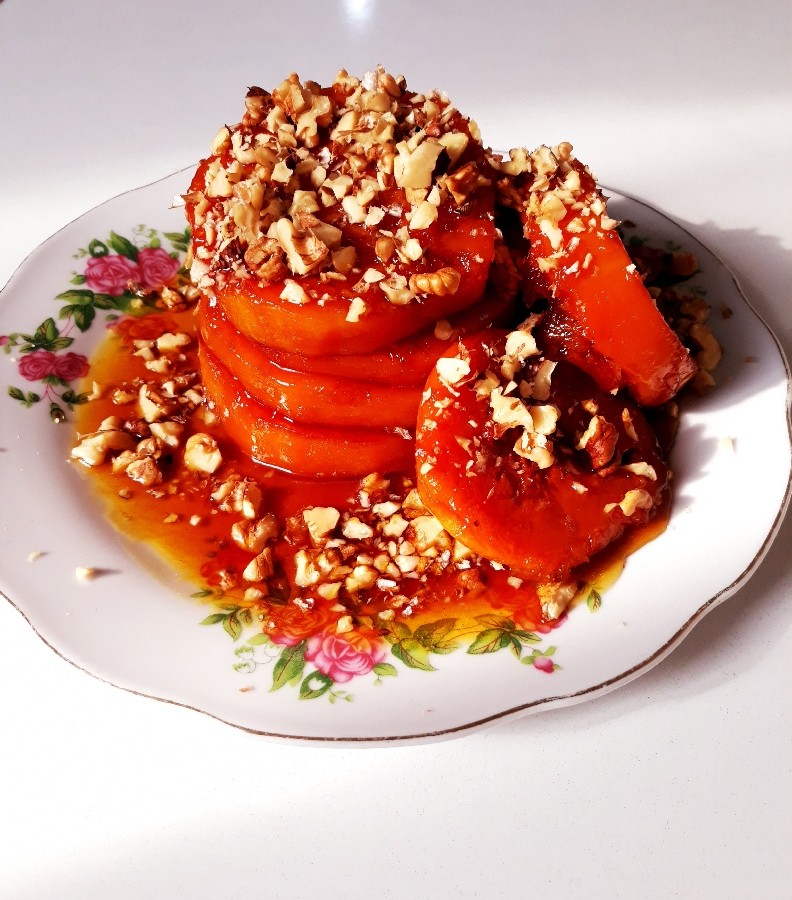 کدو حلوایی کاراملی