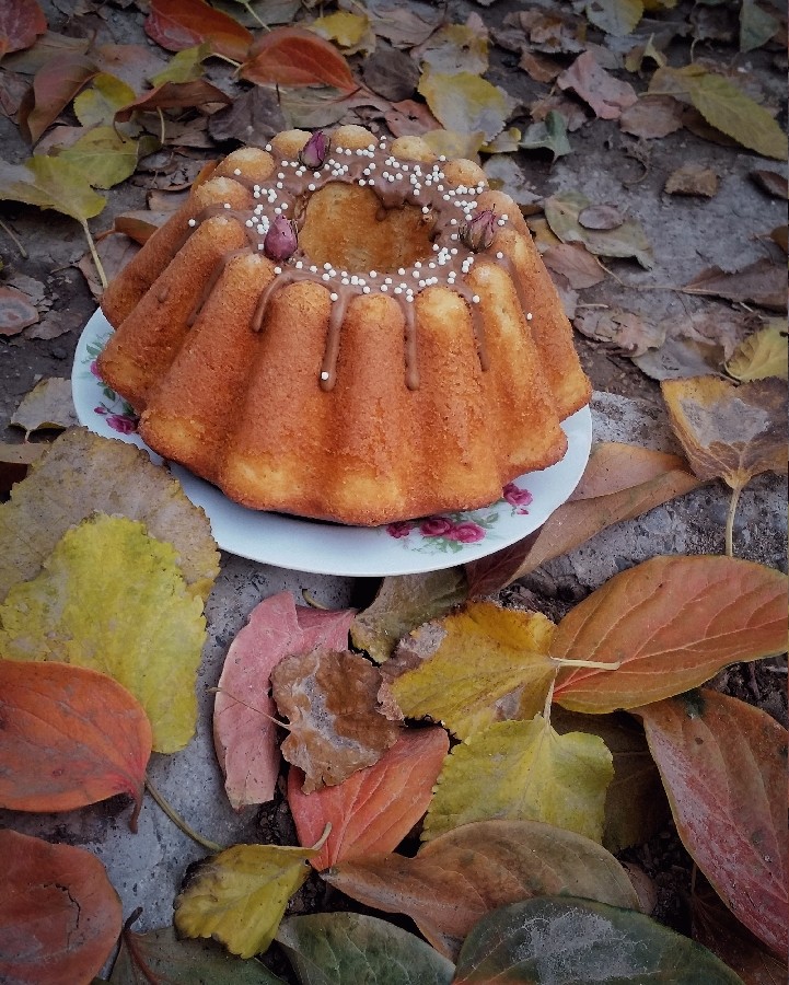 کیک پای سیب 
