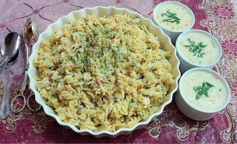 سالاد ماکارونی ساده