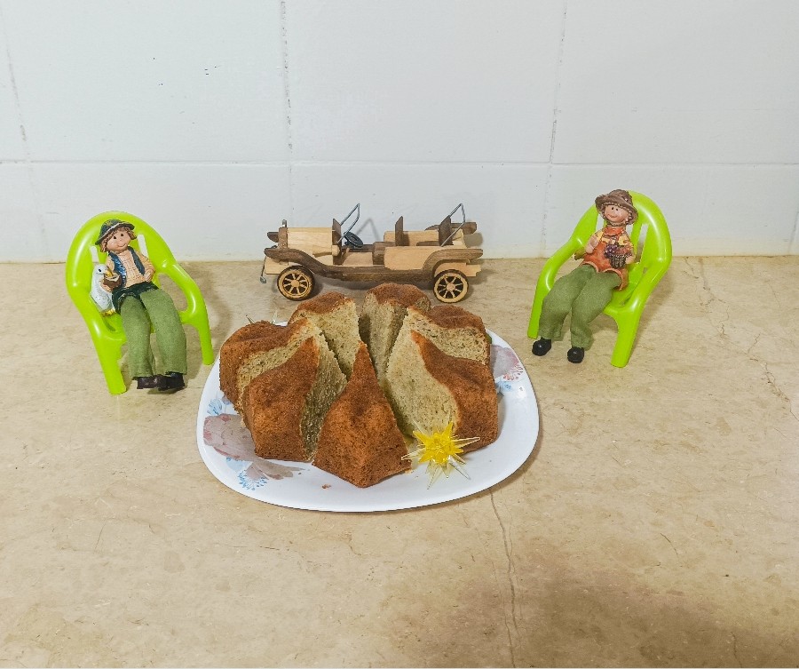 کیک موز نرم‌ وخوشمزه