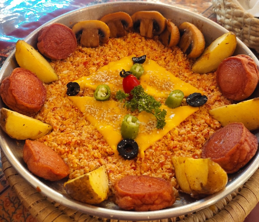 املت کیک خیس