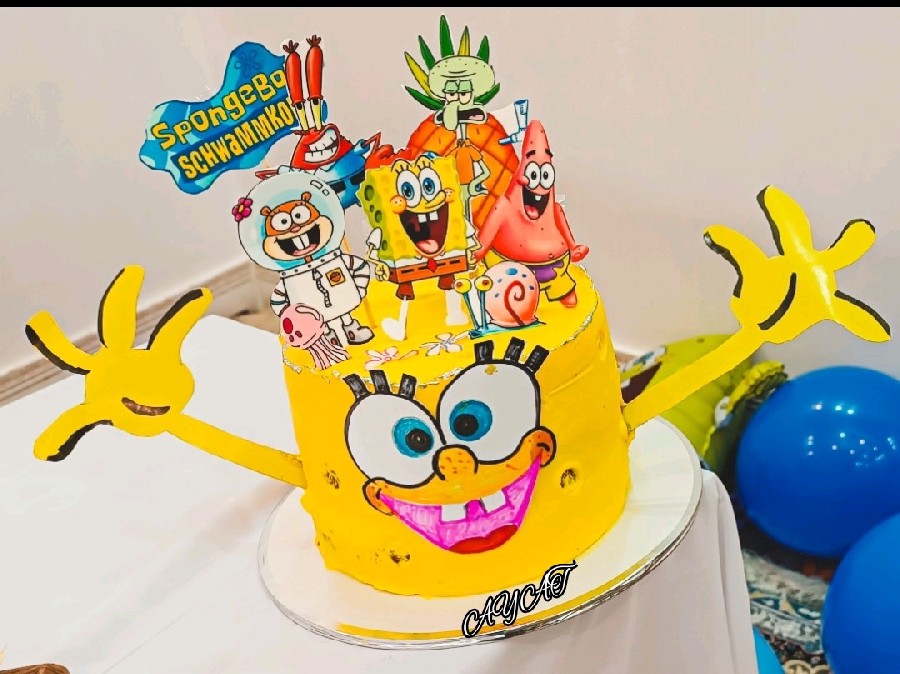 کیک تولد
باب اسفنجی 