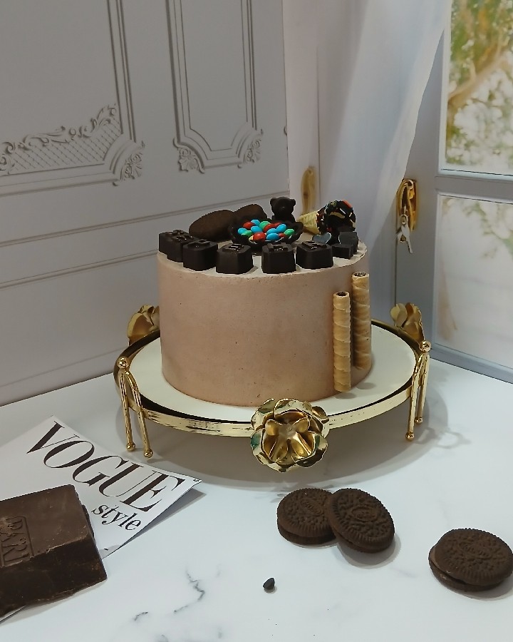 کیک ? شکلاتی 
سفارش مشتری 