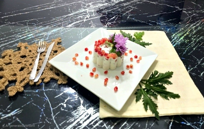 دسر ماست و انار یلدایی (مجلسی و رژیمی )