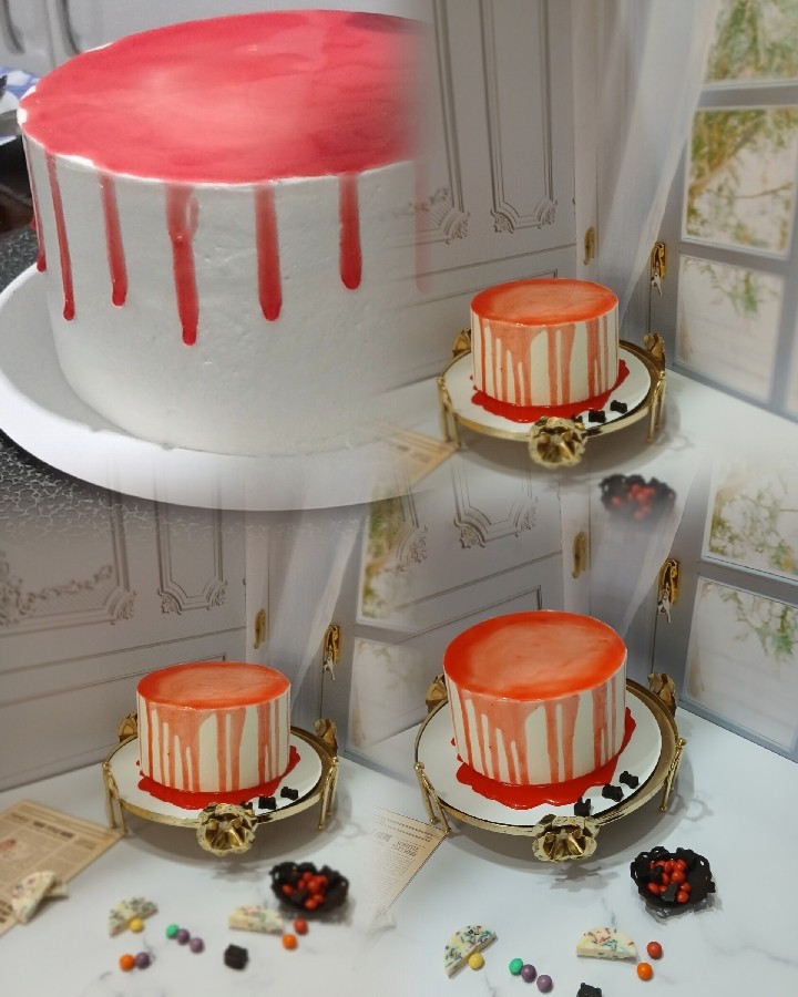 کیک ?  با سس توت فرنگی 
سفارش 