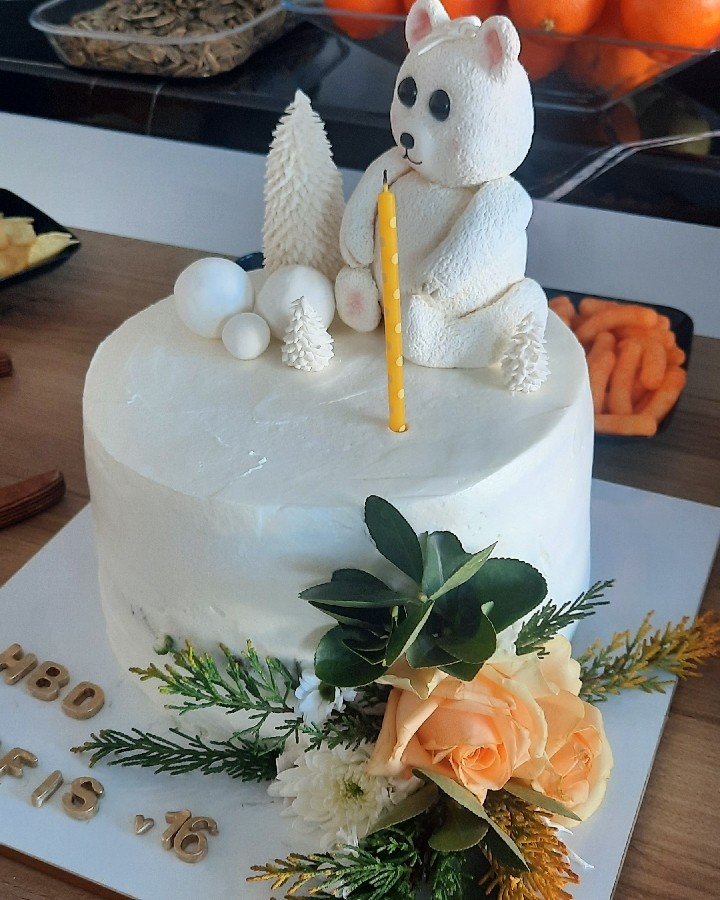 کیک تولد زمستونی