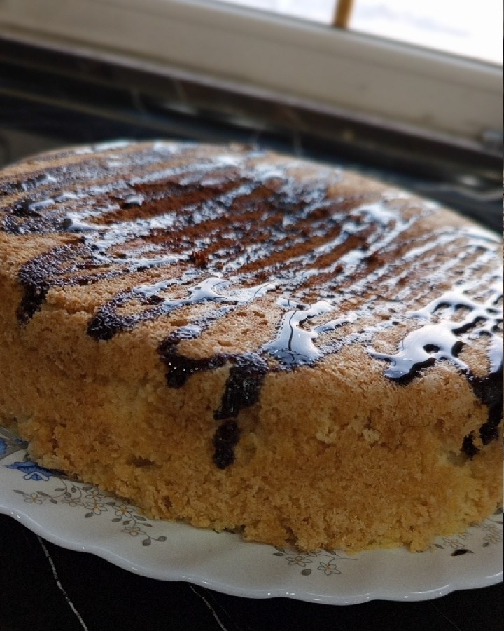 کیک هویج با کمی کاکائو