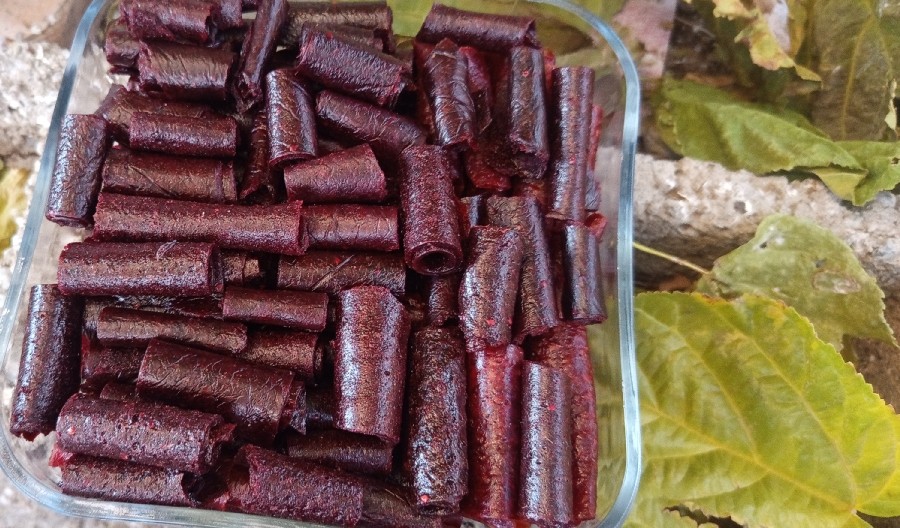 عکس لواشک آلبالو 