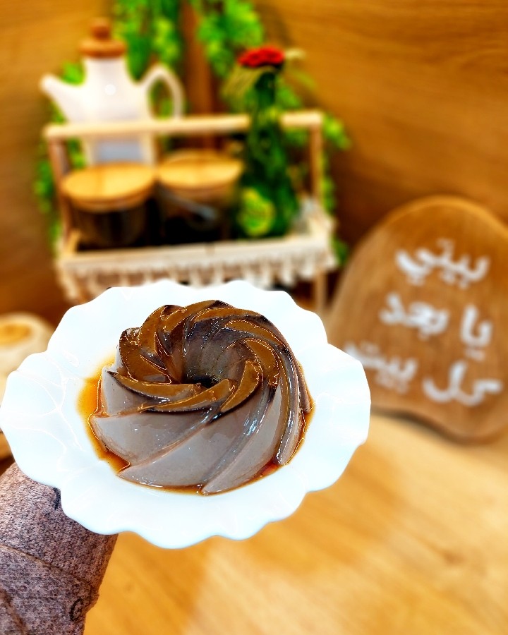 دسر کارامل شکلاتی