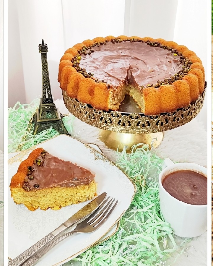 کیک خیس نسکافه ای