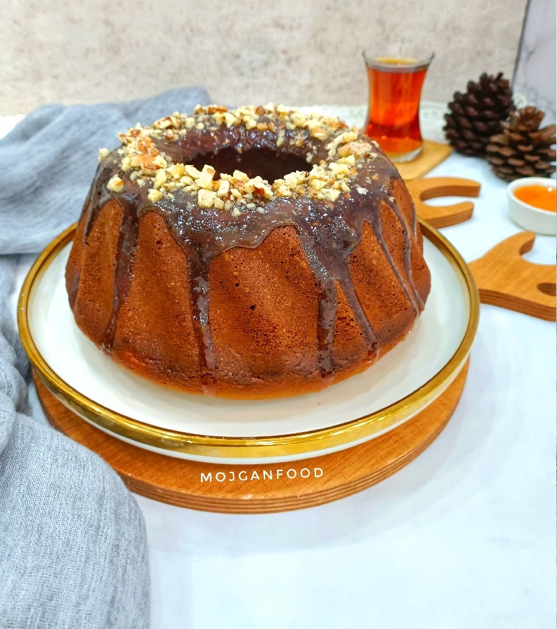 عکس کیک خرمالو