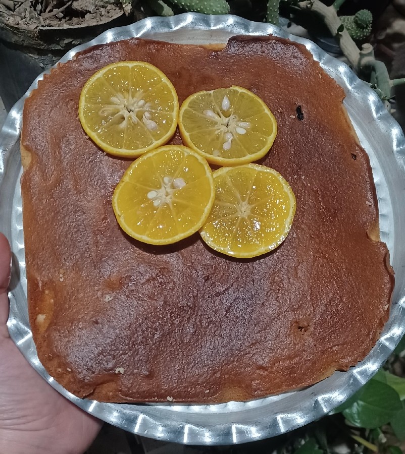 اینم کیک کشمشی شام امشبمون بود