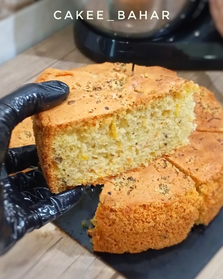 کیک هویج و گردو