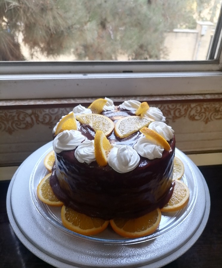 کیک تولد پاییزی من????
تولدم مبارکه????
#سس شکلاتی خودم پز با کمک دستورات پاپیون