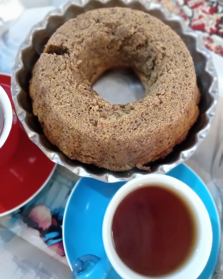 کیک رژیمی موز و خرما