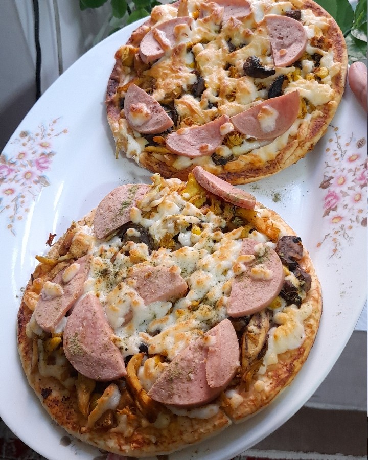 پیتزا مخلوط خونگی