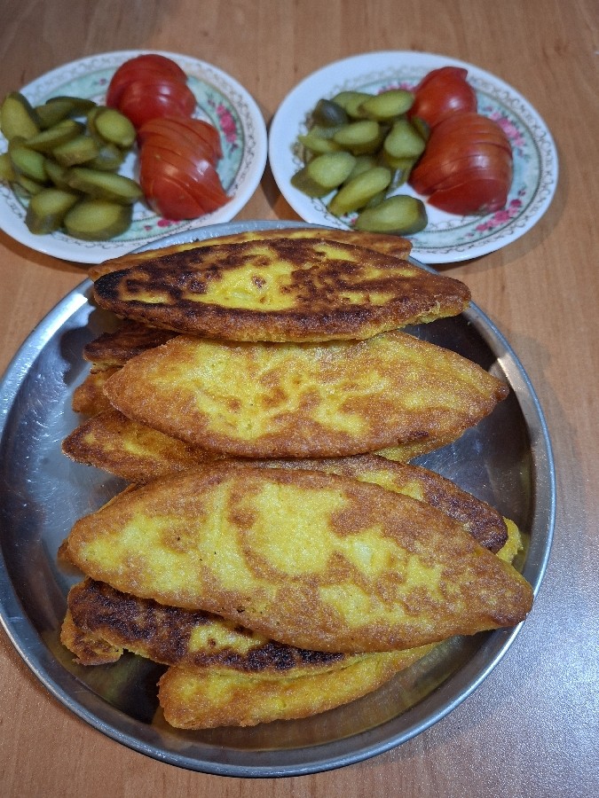 کوکو سیب زمینی پخته