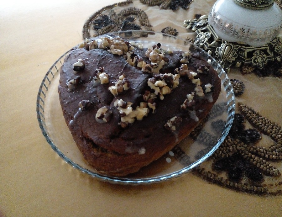 کیک کدو حلوایی و خرما