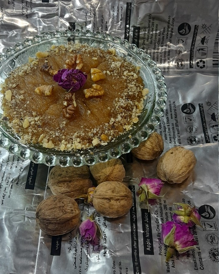 حلوا‌ دستپخت مادرشوهرجانم قربون دستاش??