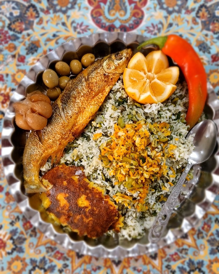 باقالی پلو با ماهی