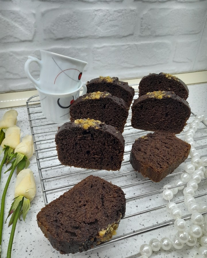 کیک موز و شکلات