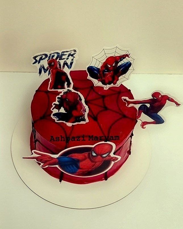 کیک تولد مرد عنکبوتی 