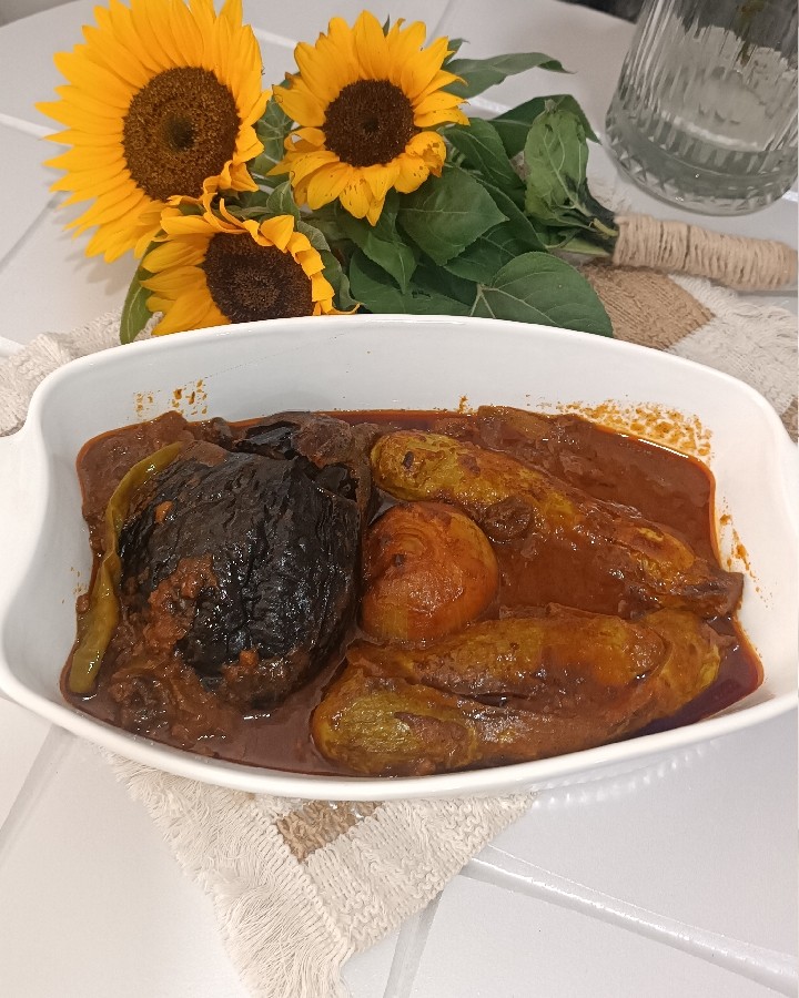 دلمه بادمجان و کدو