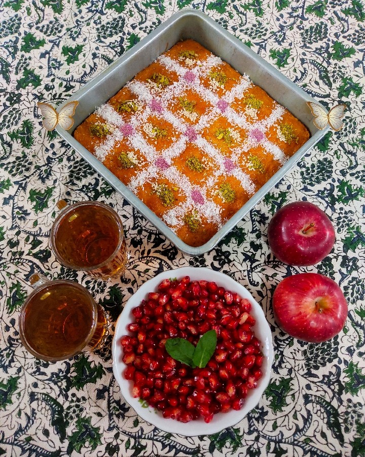 کیک باقلوا مغزدار 