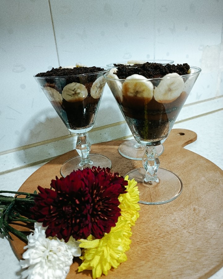 دسر کیک و پودینگ شکلاتی 