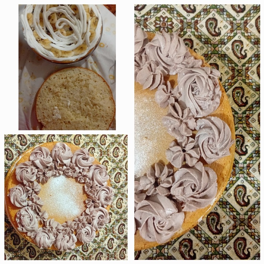 کیک خامه ایی اقتصادی