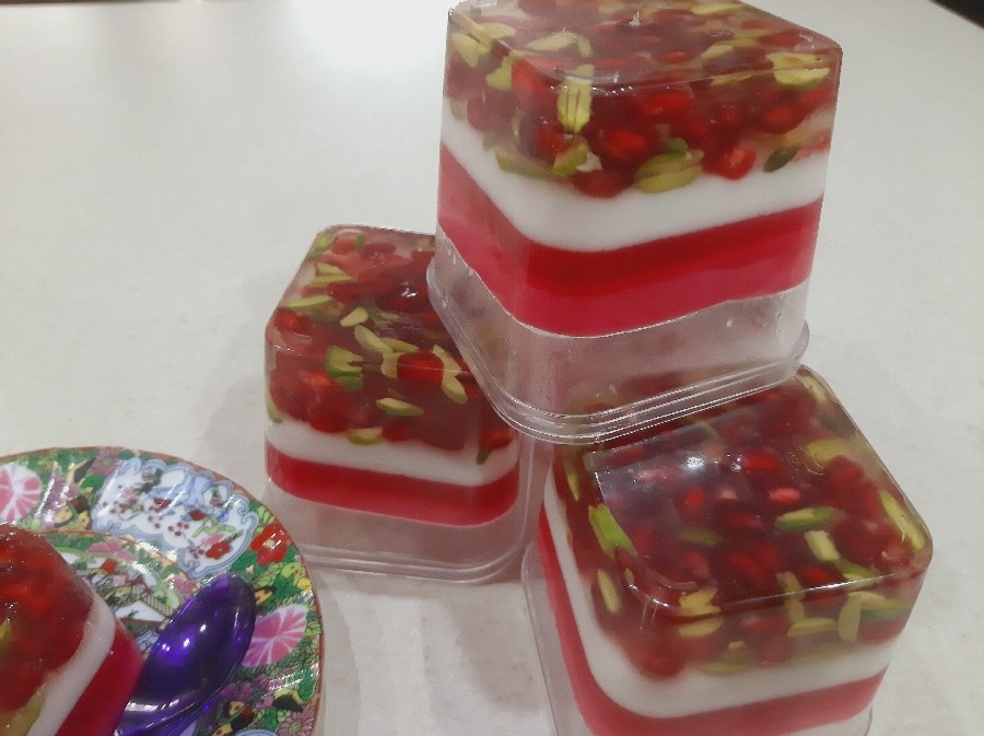 ژله سه بعدی انار 