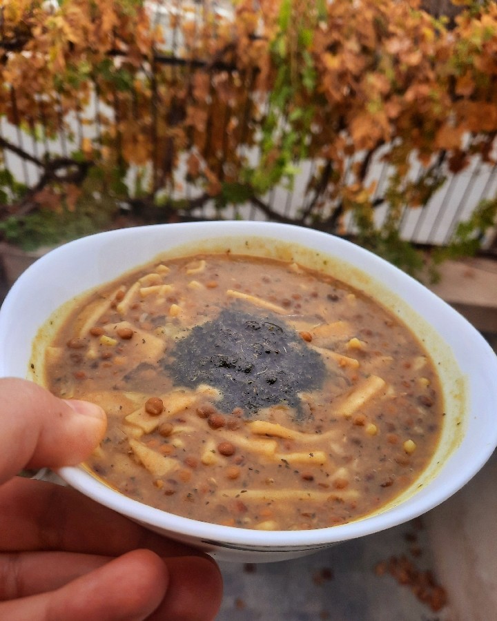 ناهار ساده یه روز بعد از بارون پاییزی