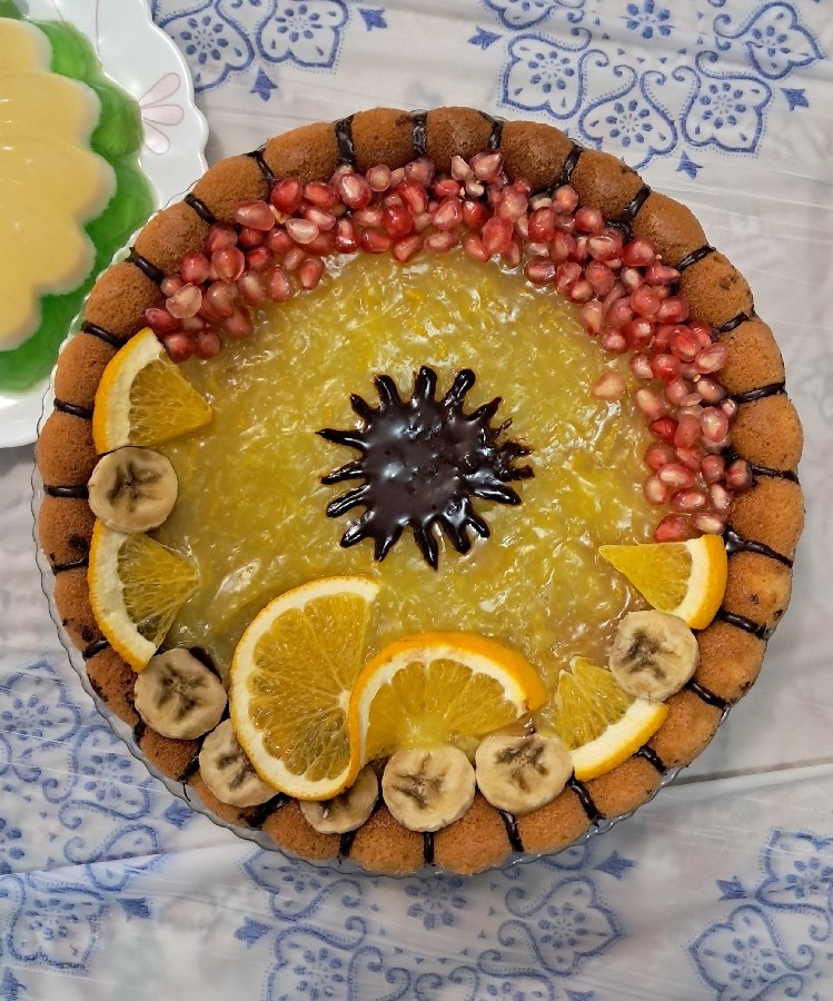 کیک پرتقالی 