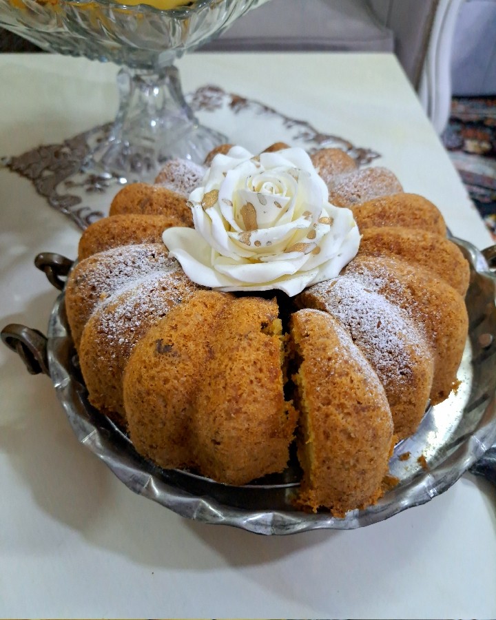 کیک هویج گردو 