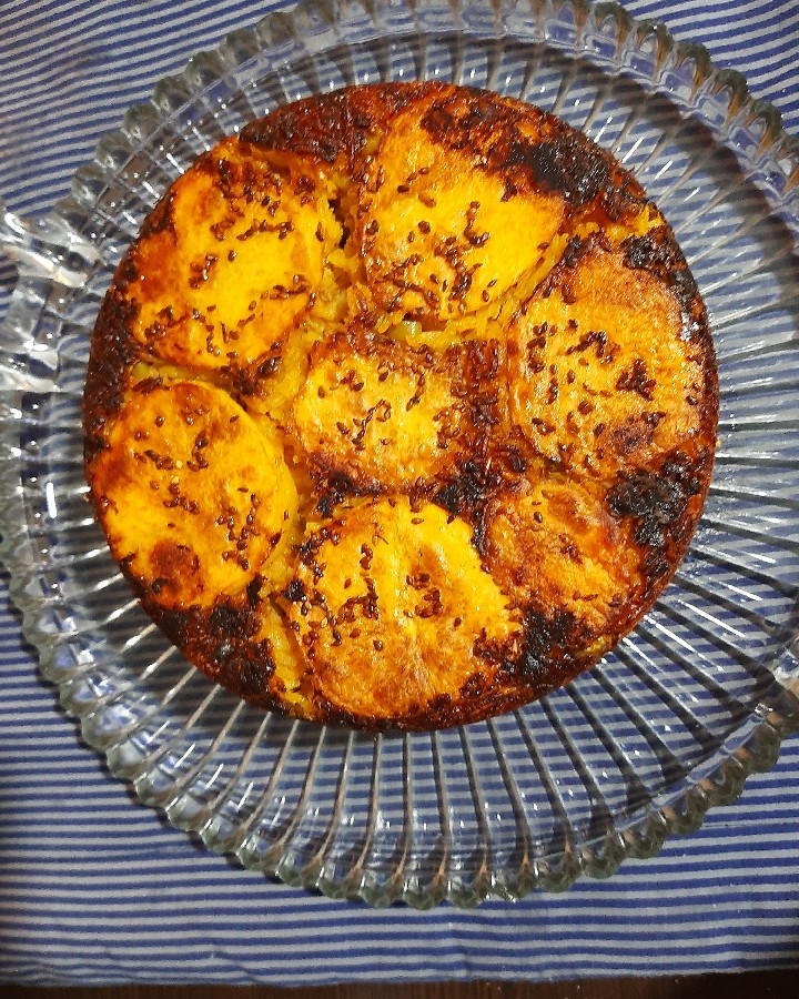 لوبیا پلو با تهدیگ سیب زمینی ????