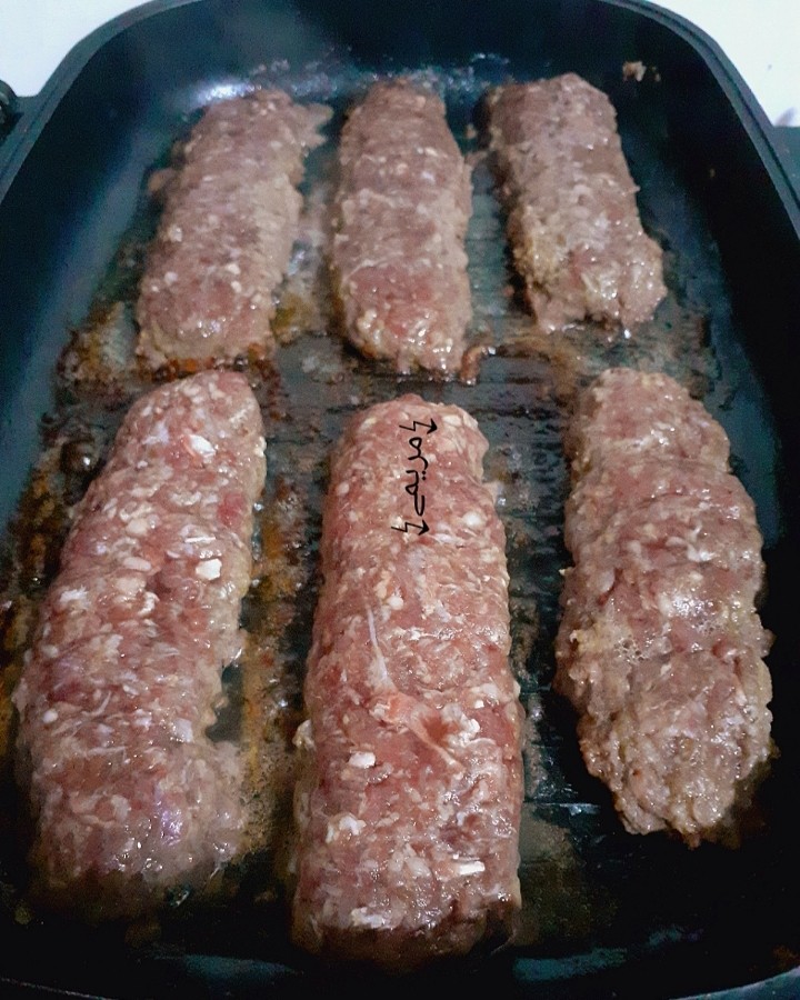 عکس مرحله 1 تهیه کباب تابه ای ساده