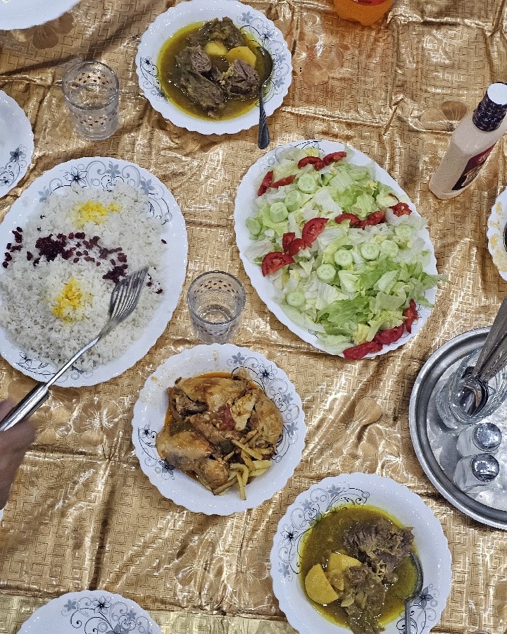 چلو مرغ و چلو گوشت