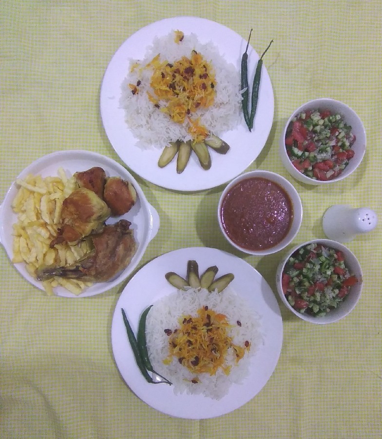 مرغ سرخ شده