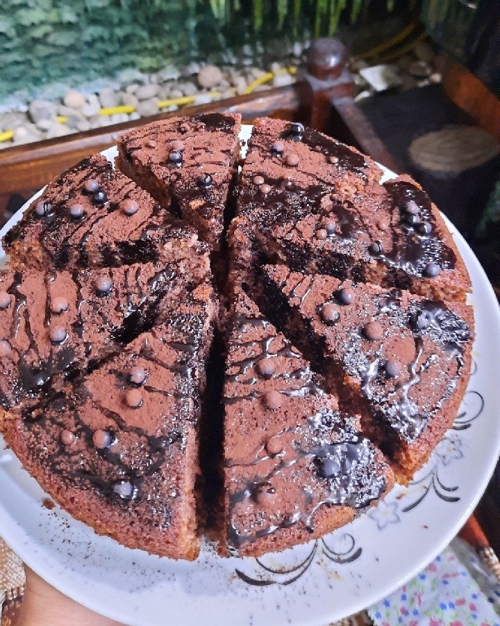 کیک دابل چاکلت