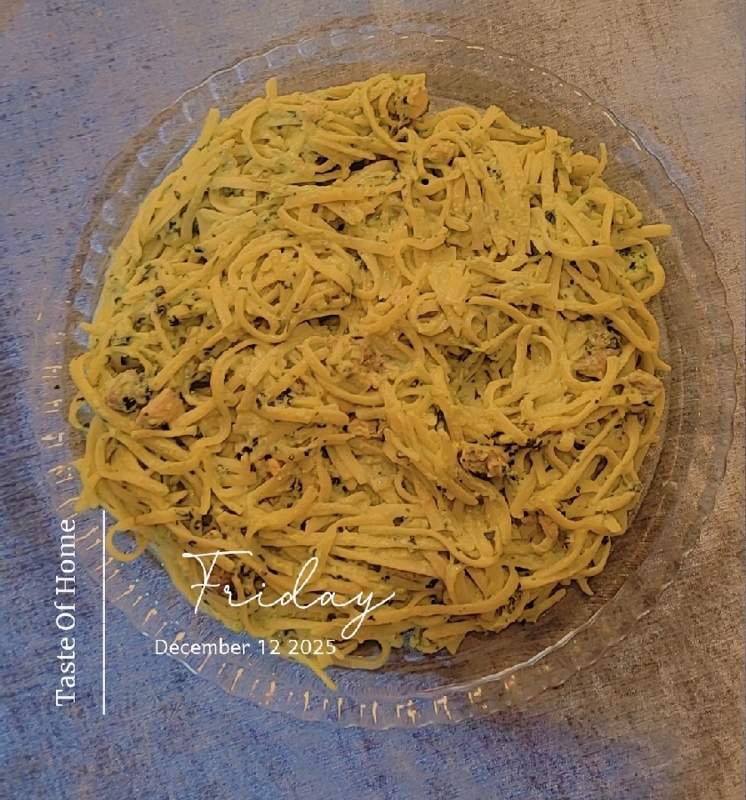 عکس لینگوئینی اسفناج