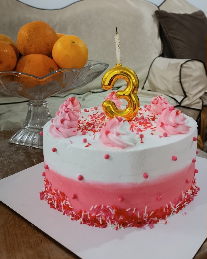 کیک تولد دخترم