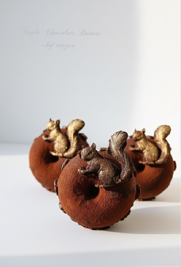 Triple Chocolate Donuts