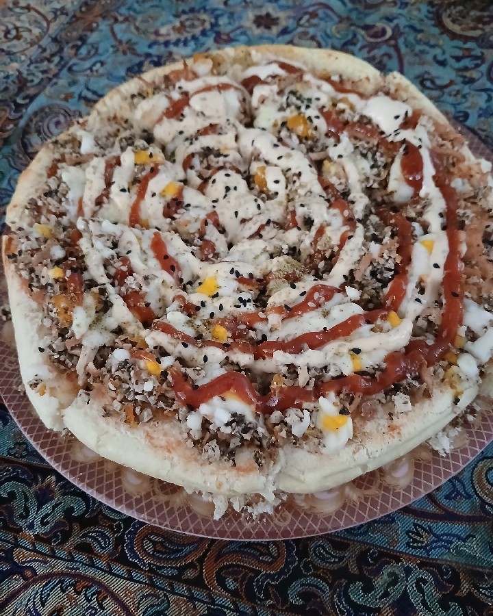 پیتزا برای ناهار روز جمعه بچه ها