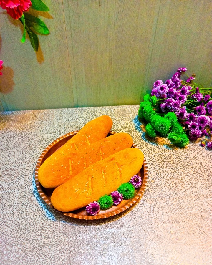 عکس نان باگت